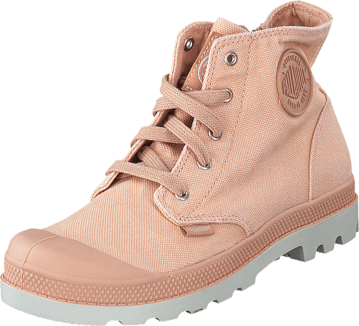 Palladium - Pampa Hi Zipper Kids 53196-671 Salmon Pink