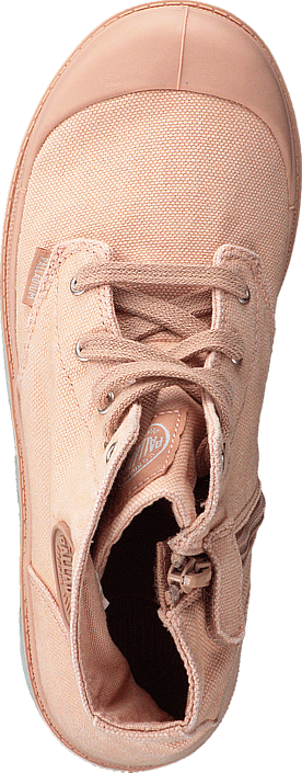 Palladium - Pampa Hi Zipper Kids 53196-671 Salmon Pink