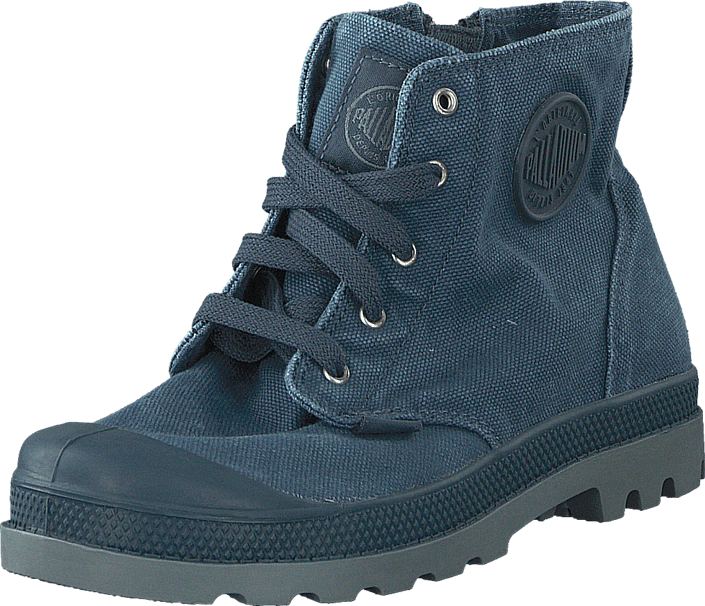 Palladium - Pampa Hi Zipper Kids 53196-404 Dark Slate