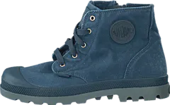 Palladium - Pampa Hi Zipper Kids 53196-404 Dark Slate