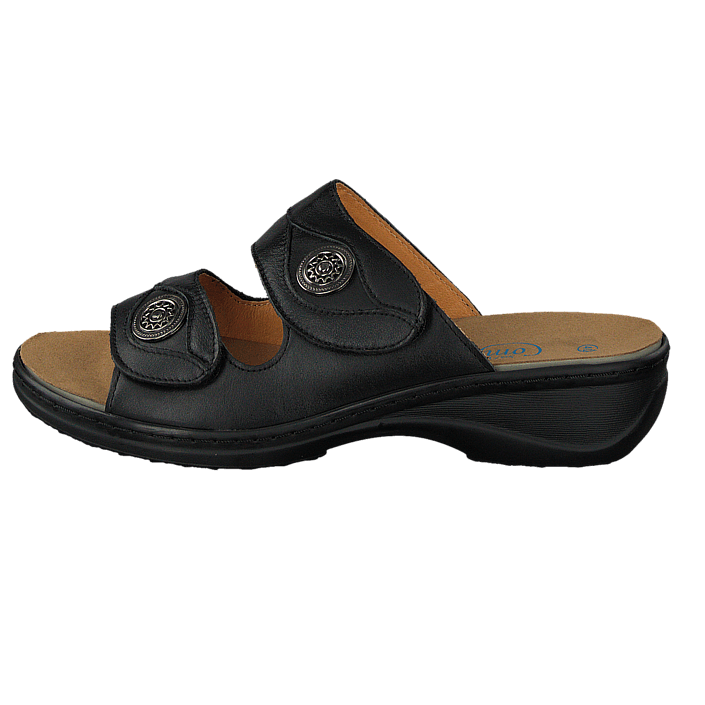 Kjøp Sorte Og Online Tøfler Sandaler Sko 06 Cenica Comfort Black Soft qwx6qAPTR