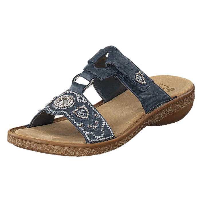 62834-14 Blue, Female, Shoes, Sandals and Slippers, sandals, Blue, UK 7,5