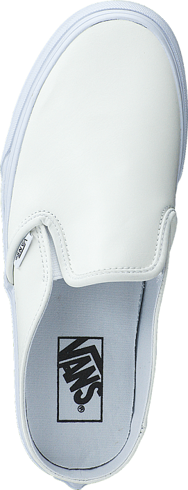 Vans - Classic Slip-On Mule (Leather) White/True White