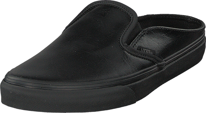 Classic Slip-On Mule (Leather) Black/Black