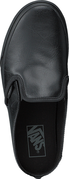 Classic Slip-On Mule (Leather) Black/Black