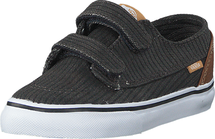 Brigata V (Washed Herringbone) Jet Black