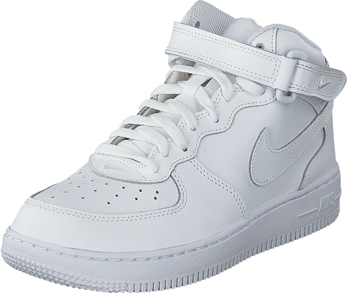 Nike - Force 1 Mid (Ps) White/White-White