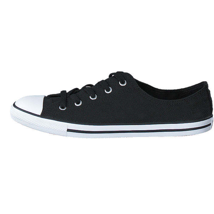 Kjøp Converse All Star Dainty Ox BlackWhiteBlack sorte Sko Kjøp Converse All Star Dainty Ox BlackWhiteBlack sorte Sko