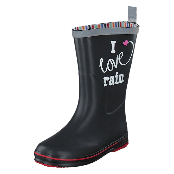 I love rain Black, Unisex, Shoes, Boots, rubber boots, Black, EU 30