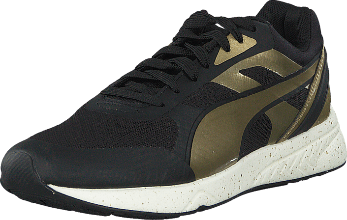 Puma - 698 Ignite Metallic Wn's Black-Metallic Gold-White