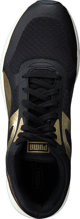 Puma - 698 Ignite Metallic Wn's Black-Metallic Gold-White