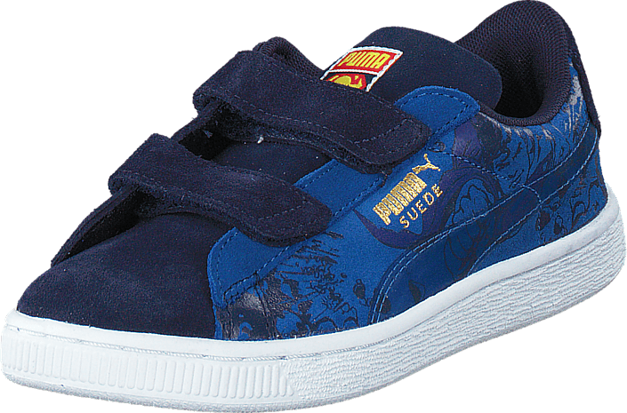 puma suede classic animal trainers iceland blue gold