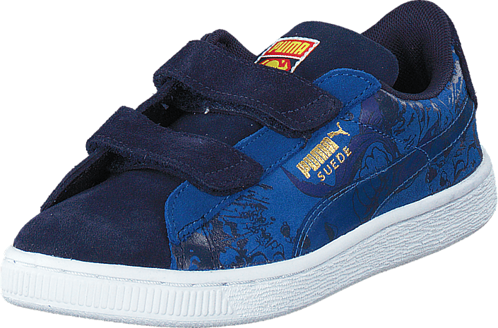 Puma - Suede Superman 2 V Kids Peacoat-Princess Blue