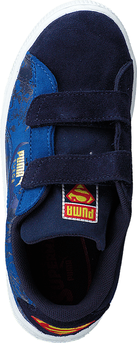 Puma - Suede Superman 2 V Kids Peacoat-Princess Blue