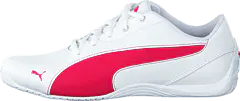 Puma - Drift Cat 5 L NU Jr White-Rose Red