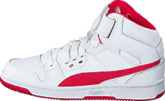 Puma - Puma Rebound Street L Jr White-Rose Red