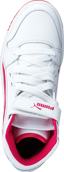 Puma Rebound Street L Jr White-Rose Red