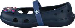 Crocs - Keeley Springtime Flat PS Navy Bijou Blue