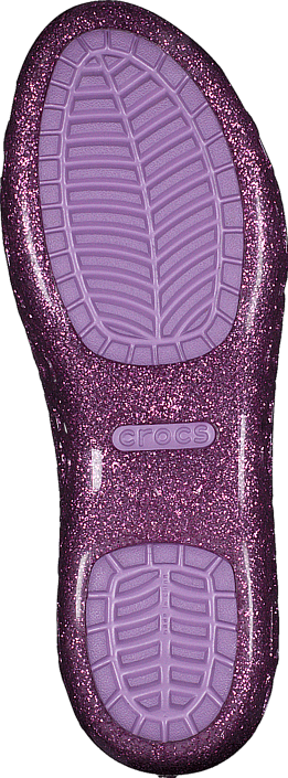 Crocs - Crocs Isabella Glitter Flat GS Wild Orchid/Iris