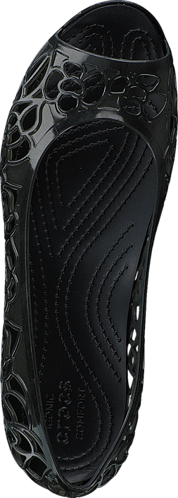 Crocs isabella shop jelly flat black