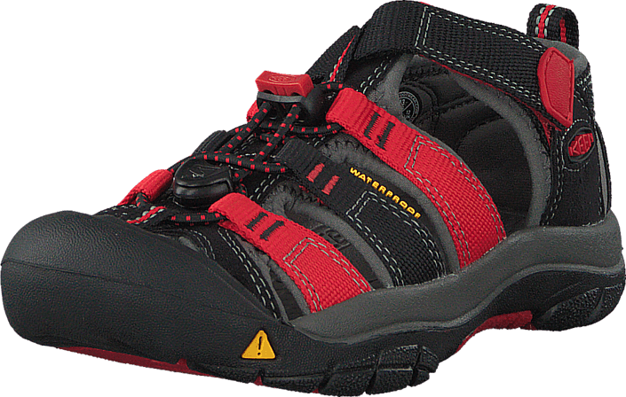 Keen - Newport H2-Kids Black/Racing Red Multi