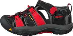 Keen - Newport H2-Kids Black/Racing Red Multi