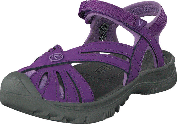 keen rose sandal dark purple