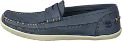 Timberland - Odelay Penny Beef Roll Navy Antique Milled Brunido