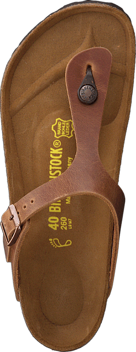 Birkenstock - Gizeh Regular Natural Leather Antique Brown