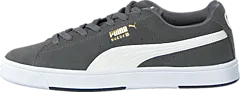 Puma - Suede S Steel Gray-White-New Gold