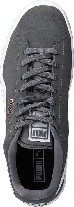 Puma - Suede S Steel Gray-White-New Gold