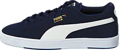 Puma - Suede S Peacoat-White-New Gold