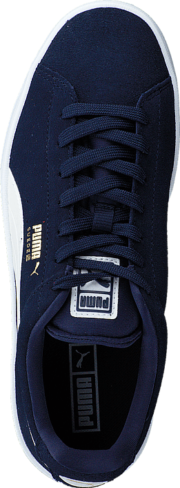 Puma - Suede S Peacoat-White-New Gold