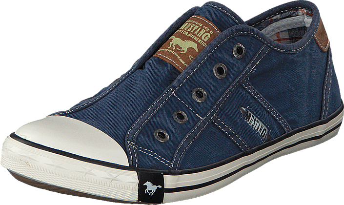 Kjøp Mustang 1099401 Denim Blue 841 Jeansblau sko Online Sandaler denim dame mustang shoes