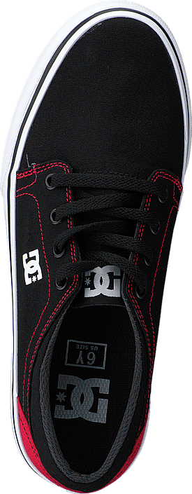 DC Shoes - Dc Kids Trase Tx Shoe Black/Red