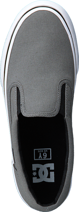 DC Shoes - Dc Kids Trase Slip-On Shoe Grey/Black/White