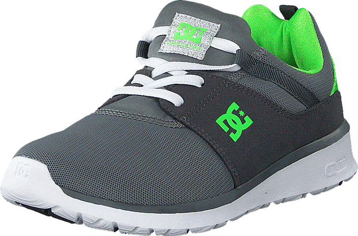 DC Shoes - Dc Kids Heathrow Shoe Grey/White/Green