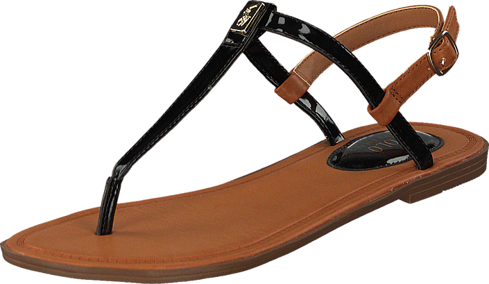 Ralph Lauren Junior - Gala Black Patent - Gold
