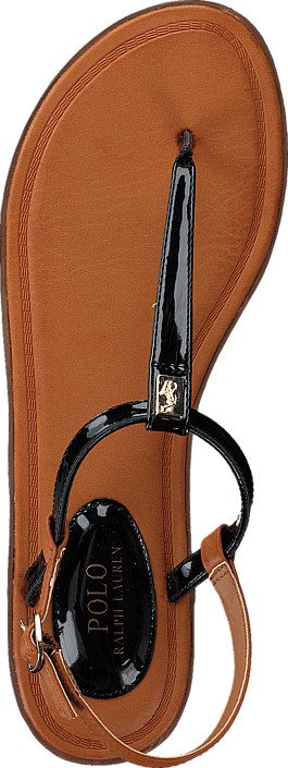 Ralph Lauren Junior - Gala Black Patent - Gold