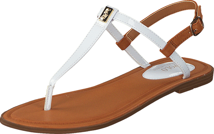 Ralph Lauren Junior - Gala White Patent - Gold