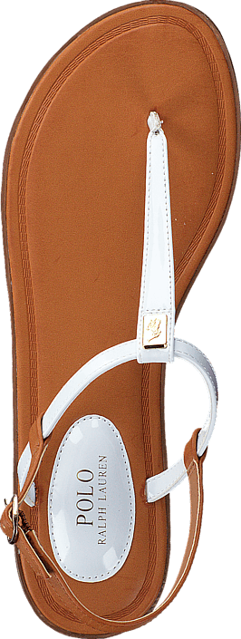 Ralph Lauren Junior - Gala White Patent - Gold