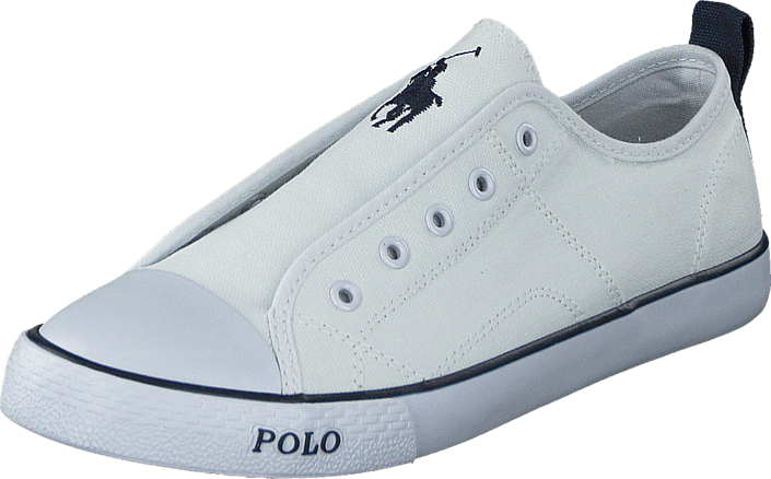 Ralph Lauren Junior - Raymond Slip On Jr Bright White Canvas