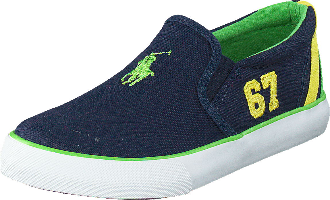 Vincent Kids Navy Canvas - Green