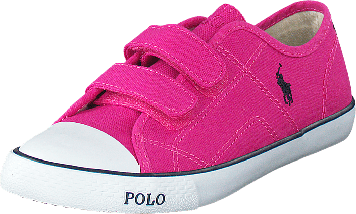 Ralph Lauren Junior - Daymond Ez Kids Regatta Pink Canvas - Navy