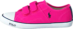 Ralph Lauren Junior - Daymond Ez Kids Regatta Pink Canvas - Navy