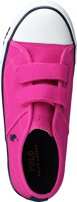Ralph Lauren Junior - Daymond Ez Kids Regatta Pink Canvas - Navy