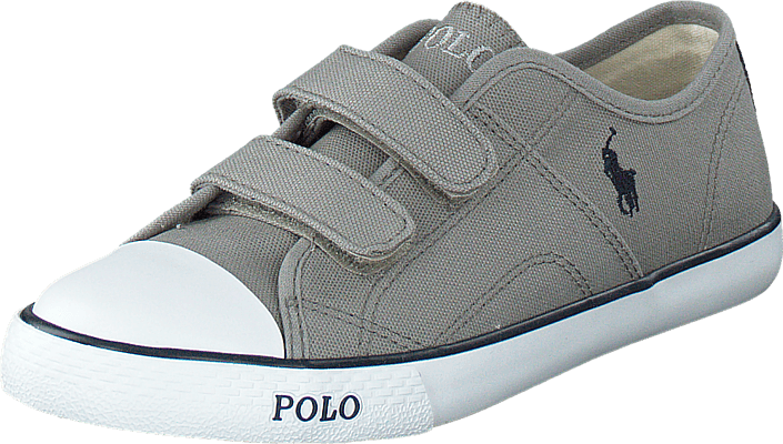 Ralph Lauren Junior - Daymond Ez Kids Grey Canvas - Navy