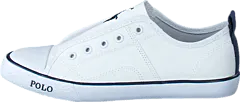 Ralph Lauren Junior - Raymond Slip On Kids Bright White Canvas