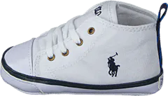 Ralph Lauren Junior - Falmuth Hi Layette White Canvas - Navy