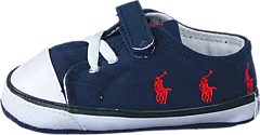 Ralph Lauren Junior - Kody Layette Navy Canvas - Red